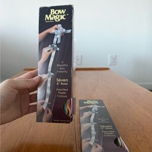 Vintage Gift Decoration Pack of 2 Unused 3M Pastel Bows Set of 7 Instant 4” Bows